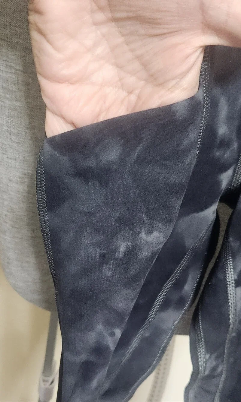 Lululemon Leggings Gray & Black Marbled Size 2